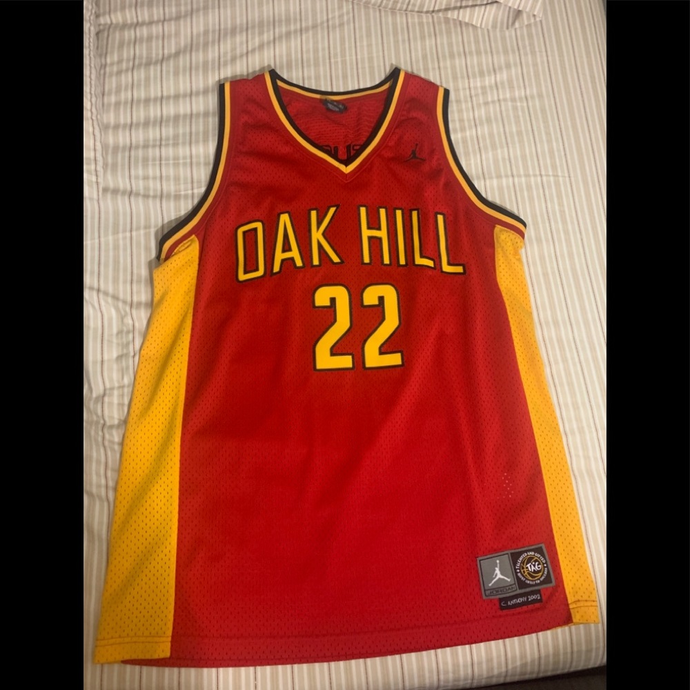 RARE VINTAGE CARMELO ANTHONY #22 OAK HILL JERSEY